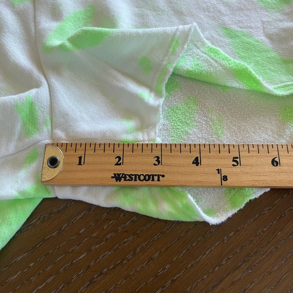 Sundry Shorts Womens Size 4 Lime White Pull On Drawstring Sweat - Picture 9 of 9